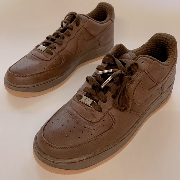 *HP* Air Force 1 Premium chocolate leather Color(315180-221) - Picture 6 of 12